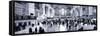 Panoramic View - Grand Central Terminal at 42nd Street and Park Avenue in Midtown Manhattan-Philippe Hugonnard-Framed Stretched Canvas