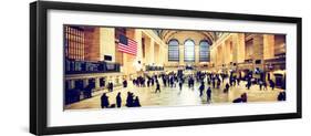 Panoramic View - Grand Central Terminal at 42nd Street and Park Avenue in Midtown Manhattan-Philippe Hugonnard-Framed Photographic Print