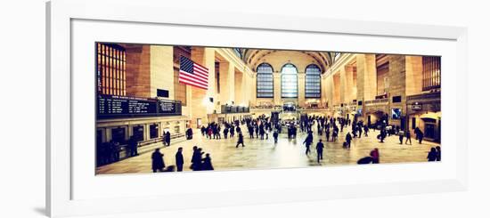 Panoramic View - Grand Central Terminal at 42nd Street and Park Avenue in Midtown Manhattan-Philippe Hugonnard-Framed Photographic Print