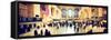 Panoramic View - Grand Central Terminal at 42nd Street and Park Avenue in Midtown Manhattan-Philippe Hugonnard-Framed Stretched Canvas