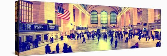 Panoramic View - Grand Central Terminal at 42nd Street and Park Avenue in Midtown Manhattan-Philippe Hugonnard-Stretched Canvas