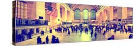 Panoramic View - Grand Central Terminal at 42nd Street and Park Avenue in Midtown Manhattan-Philippe Hugonnard-Stretched Canvas