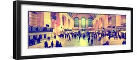 Panoramic View - Grand Central Terminal at 42nd Street and Park Avenue in Midtown Manhattan-Philippe Hugonnard-Framed Premium Photographic Print