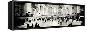 Panoramic View - Grand Central Terminal at 42nd Street and Park Avenue in Midtown Manhattan-Philippe Hugonnard-Framed Stretched Canvas