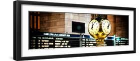 Panoramic View - Grand Central Terminal's Four-Sided Seth Thomas Clock - Manhattan - New York-Philippe Hugonnard-Framed Photographic Print