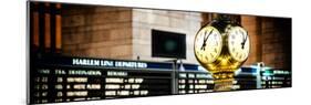 Panoramic View - Grand Central Terminal's Four-Sided Seth Thomas Clock - Manhattan - New York-Philippe Hugonnard-Mounted Photographic Print