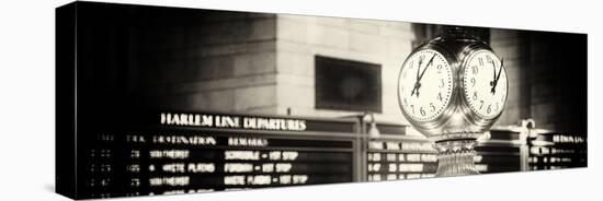 Panoramic View - Grand Central Terminal's Four-Sided Seth Thomas Clock - Manhattan - New York-Philippe Hugonnard-Stretched Canvas