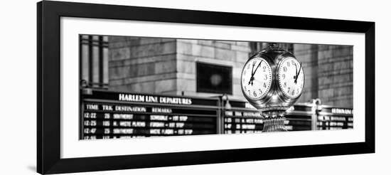 Panoramic View - Grand Central Terminal's Four-Sided Seth Thomas Clock - Manhattan - New York-Philippe Hugonnard-Framed Photographic Print