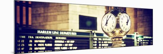 Panoramic View - Grand Central Terminal's Four-Sided Seth Thomas Clock - Manhattan - New York-Philippe Hugonnard-Mounted Photographic Print