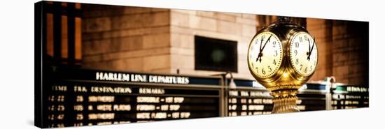 Panoramic View - Grand Central Terminal's Four-Sided Seth Thomas Clock - Manhattan - New York-Philippe Hugonnard-Stretched Canvas