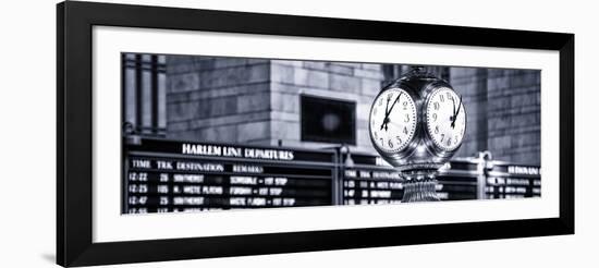 Panoramic View - Grand Central Terminal's Four-Sided Seth Thomas Clock - Manhattan - New York-Philippe Hugonnard-Framed Photographic Print