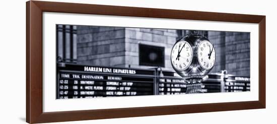 Panoramic View - Grand Central Terminal's Four-Sided Seth Thomas Clock - Manhattan - New York-Philippe Hugonnard-Framed Photographic Print