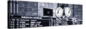 Panoramic View - Grand Central Terminal's Four-Sided Seth Thomas Clock - Manhattan - New York-Philippe Hugonnard-Stretched Canvas