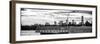 Panoramic View - Jetty View with Manhattan and One World Trade Center (1WTC) at Sunset-Philippe Hugonnard-Framed Photographic Print