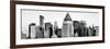 Panoramic View - Manhattan Buildings Sunset in Winter-Philippe Hugonnard-Framed Photographic Print