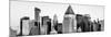 Panoramic View - Manhattan Buildings Sunset in Winter-Philippe Hugonnard-Mounted Photographic Print