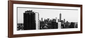 Panoramic View - NYC Skyline at Sunset with the One World Trade Center (1WTC)-Philippe Hugonnard-Framed Photographic Print