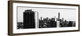 Panoramic View - NYC Skyline at Sunset with the One World Trade Center (1WTC)-Philippe Hugonnard-Framed Photographic Print