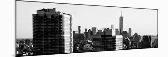 Panoramic View - NYC Skyline at Sunset with the One World Trade Center (1WTC)-Philippe Hugonnard-Mounted Photographic Print