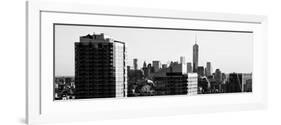 Panoramic View - NYC Skyline at Sunset with the One World Trade Center (1WTC)-Philippe Hugonnard-Framed Photographic Print
