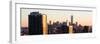 Panoramic View - NYC Skyline at Sunset with the One World Trade Center (1WTC)-Philippe Hugonnard-Framed Photographic Print