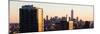 Panoramic View - NYC Skyline at Sunset with the One World Trade Center (1WTC)-Philippe Hugonnard-Mounted Photographic Print