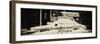 Panoramic View - NYC Yellow Cab Buried in Snow-Philippe Hugonnard-Framed Photographic Print