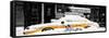 Panoramic View - NYC Yellow Cab Buried in Snow-Philippe Hugonnard-Framed Stretched Canvas