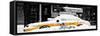 Panoramic View - NYC Yellow Cab Buried in Snow-Philippe Hugonnard-Framed Stretched Canvas