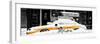 Panoramic View - NYC Yellow Cab Buried in Snow-Philippe Hugonnard-Framed Photographic Print