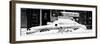 Panoramic View - NYC Yellow Cab Buried in Snow-Philippe Hugonnard-Framed Photographic Print