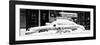 Panoramic View - NYC Yellow Cab Buried in Snow-Philippe Hugonnard-Framed Photographic Print