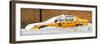 Panoramic View - NYC Yellow Taxi Buried in Snow - Manhattan - New York City - United States - USA-Philippe Hugonnard-Framed Photographic Print