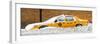 Panoramic View - NYC Yellow Taxi Buried in Snow - Manhattan - New York City - United States - USA-Philippe Hugonnard-Framed Photographic Print