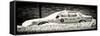 Panoramic View - NYC Yellow Taxi Buried in Snow-Philippe Hugonnard-Framed Stretched Canvas