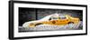 Panoramic View - NYC Yellow Taxi Buried in Snow-Philippe Hugonnard-Framed Photographic Print