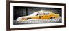 Panoramic View - NYC Yellow Taxi Buried in Snow-Philippe Hugonnard-Framed Photographic Print