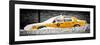 Panoramic View - NYC Yellow Taxi Buried in Snow-Philippe Hugonnard-Framed Photographic Print