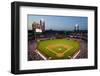 Panoramic view of 29,183 baseball fans at Citizens Bank Park, Philadelphia, PA, who are watching...-null-Framed Photographic Print