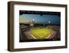 Panoramic view of 29,183 baseball fans at Citizens Bank Park, Philadelphia, PA, who are watching...-null-Framed Photographic Print
