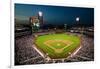 Panoramic view of 29,183 baseball fans at Citizens Bank Park, Philadelphia, PA, who are watching...-null-Framed Photographic Print