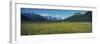 Panoramic View of a Mountain Range, Alaska Route 1, Turnagain Arm, Alaska, USA-null-Framed Photographic Print