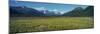 Panoramic View of a Mountain Range, Alaska Route 1, Turnagain Arm, Alaska, USA-null-Mounted Photographic Print