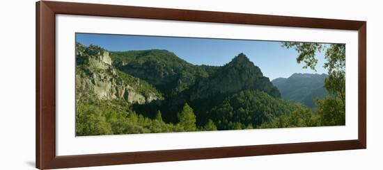 Panoramic View of a Mountain, Sierra De Segura, Jaen Province, Andalusia, Spain-null-Framed Photographic Print