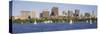 Panoramic View of an Urban Skyline by the Shore, Boston, Massachusetts, USA-null-Stretched Canvas