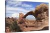 Panoramic View of Arches in Arches National Park, Utah, USA-Mark Taylor-Stretched Canvas