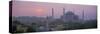 Panoramic View of Aya Sophia Mosque at Dawn, Unesco World Heritage Site, Turkey-Lee Frost-Stretched Canvas