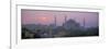 Panoramic View of Aya Sophia Mosque at Dawn, Unesco World Heritage Site, Turkey-Lee Frost-Framed Photographic Print