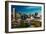 Panoramic view of Baltimore Inner Harbour, Maryland - shot from Federal Park Hill-null-Framed Photographic Print