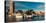 Panoramic view of Baltimore Inner Harbour, Maryland-null-Stretched Canvas